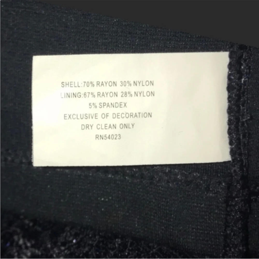 $270 Banana Republic Navy Blue Lace Dress Subtle Shimmer, Size 14 w/ STRETCH NWT - Picture 11 of 11